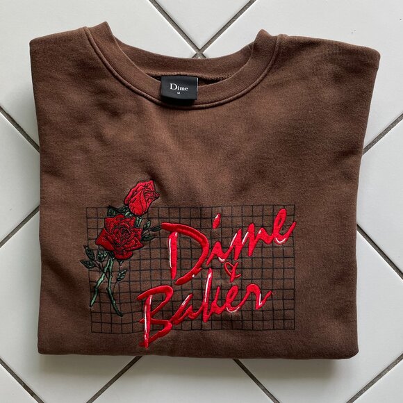 Dime “Roses” crewneck sweater 🌹🛹 // **SOLD** - Picture 3 of 6
